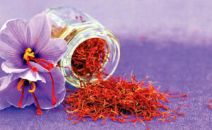 Intestinal colitis and saffron