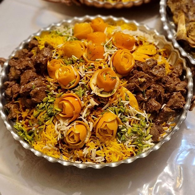 Saffron meat challah, is delicious food